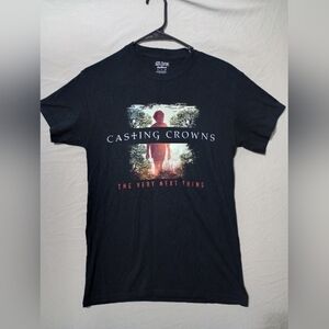 Casting Crowns Concert Tour Shirt Adult Small Black the Very Next Thing Unisex*